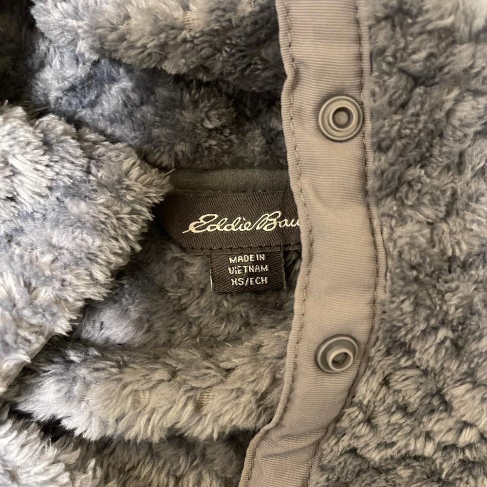 Eddie Bauer Teddy Bear Sherpa Jacket Size XS Ladies